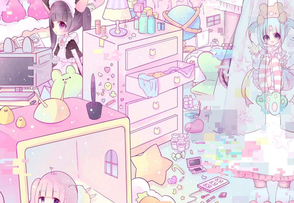 デカ目くりくり ゆめかわいいイラストレーターの皐ルコラ Lafary