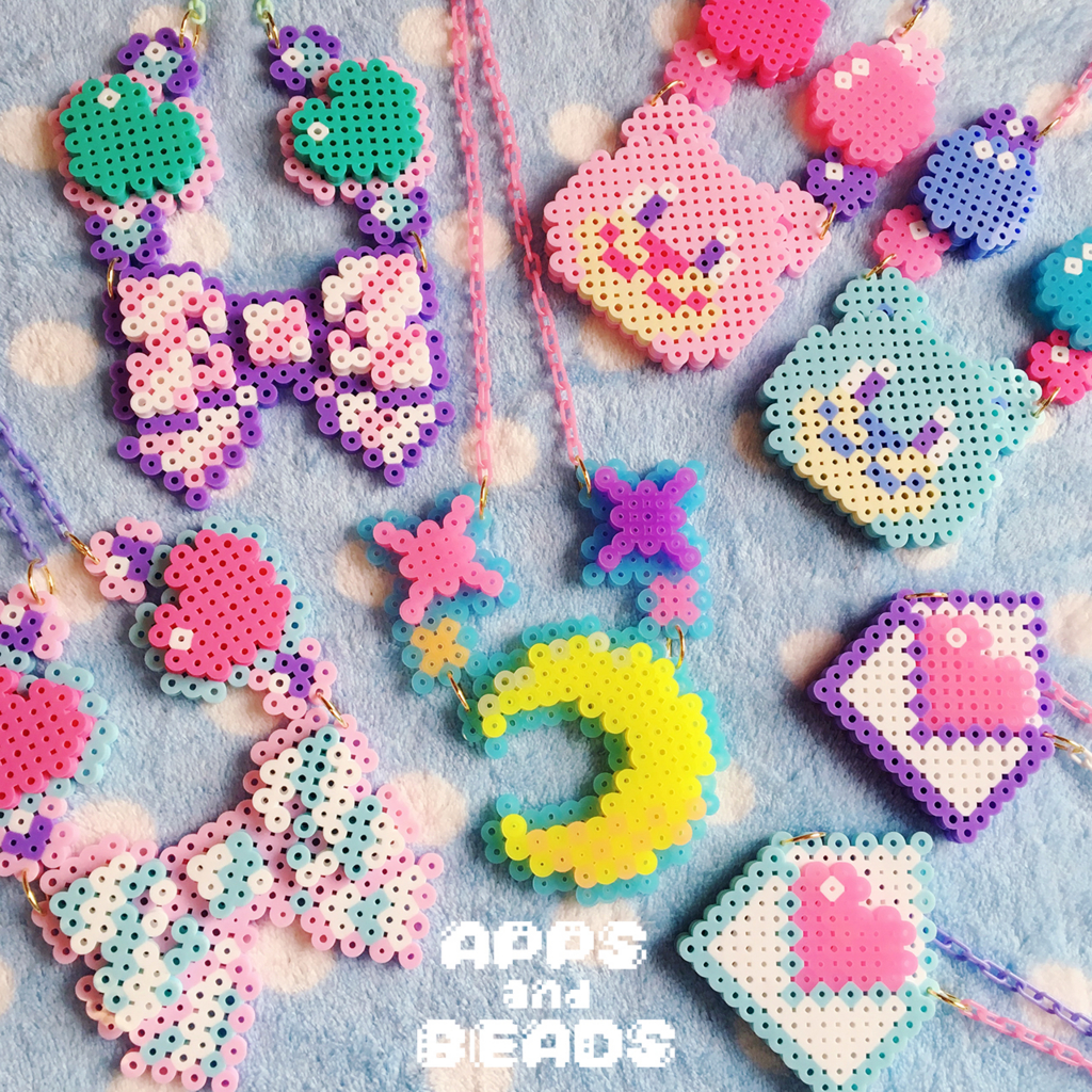 Apps And Beads Dreamy Pixel Style Handmade Accessories Lafary ラファリー
