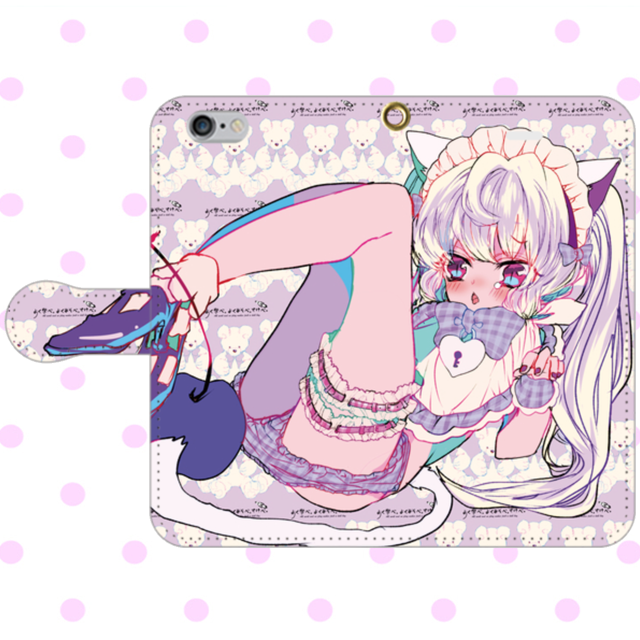 ゆめかわイラストレーターカンジのスマホケース☆