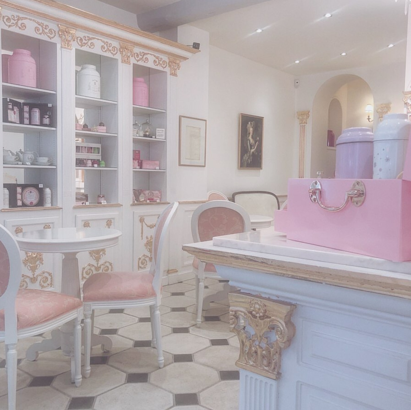 NINA'S PARIS????二ナスのピンクで可愛いマリーアントワネットの紅茶特集☕ Lafary(ラファリー)