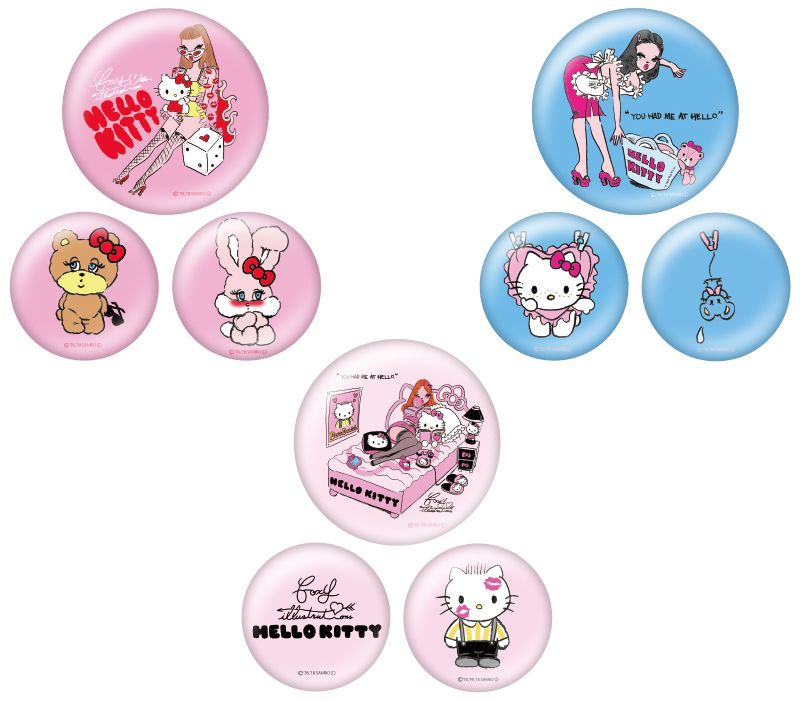 最大71 Offクーポン Hello Kitty Foxy Illustrations スティックミラー Nuseluj Com