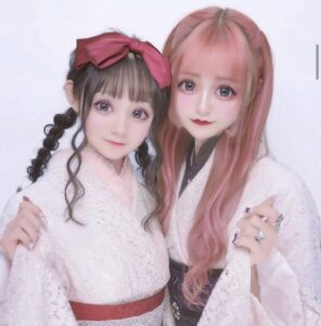 着物で写真映え【レンタル】オタ活にもオススメ♡