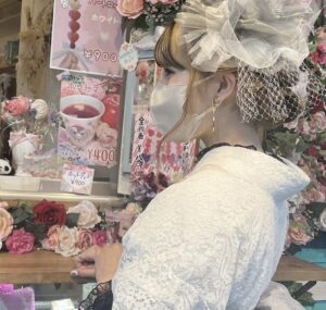 着物 レースヘアアクセ